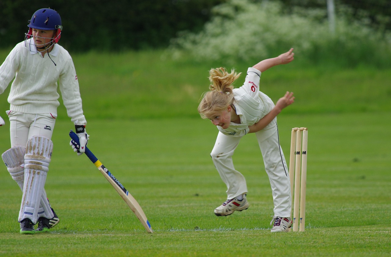 Cricket action