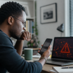 South African online betting user checking a suspicious gambling message